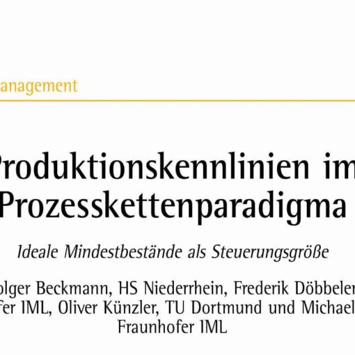 Combination of Production Characteristics Curves and the Process Chain Paradigm